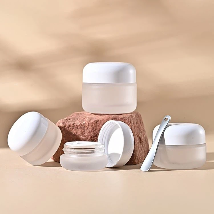 Cream Empty Glass Bottle factory